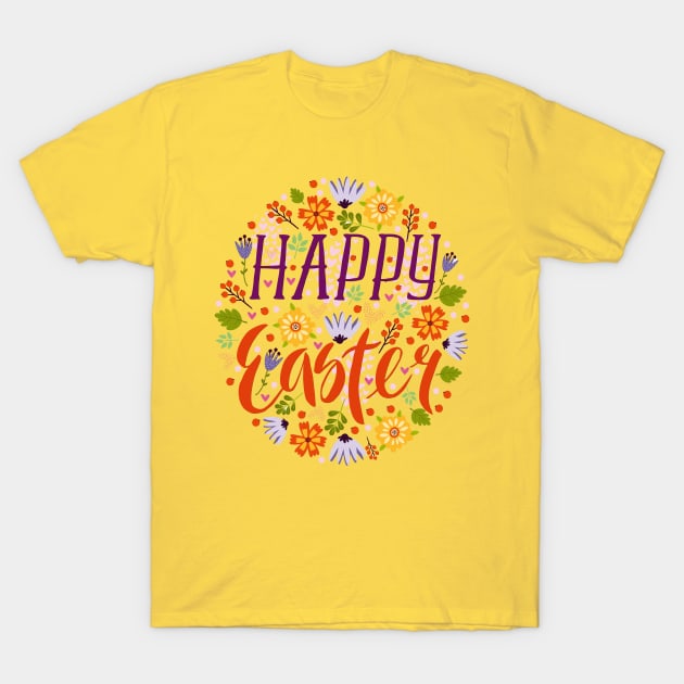 Happy Easter T-Shirt by Mako Design 